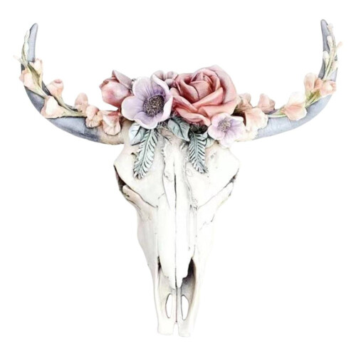 Resin Wall Sculpture with Embossed Flower Succulent Design 1