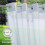 White Outdoor Sheer Curtain with Rustproof Grommets 52 x 3