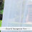 White Outdoor Sheer Curtain with Rustproof Grommets 52 x 4