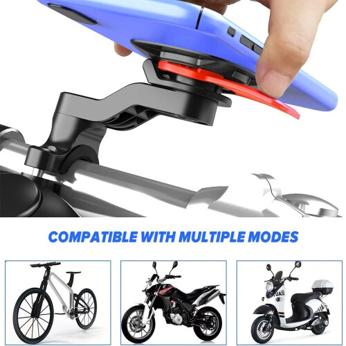 Motorcycle Phone Mount Anti Shake Quick Release 2