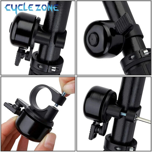 MTB Bicycle Bell Alloy Handlebar Safety Horn 2