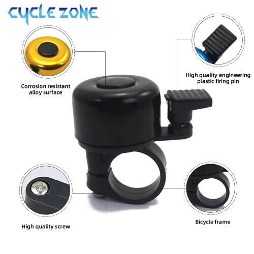 MTB Bicycle Bell Alloy Handlebar Safety Horn 1