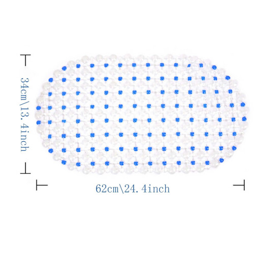 Antislip badmat met massagenoppen 30x60cm 1