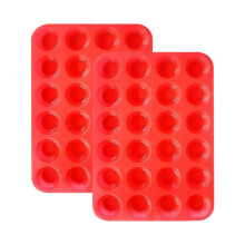 Silikon-Mini-Muffinform, 24 Mulden, antihaftbeschichtet