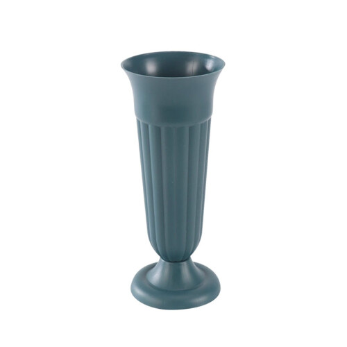 Vaso de plástico para cemitério com estaca para fixação no solo – 25 cm (10 polegadas)