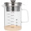 Borosilicate Glass Pitcher with Fine Mesh Strainer and Lid, 1