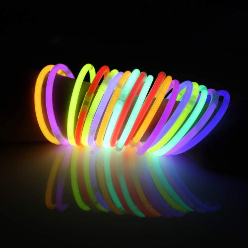 Συσκευασία 200 τεμαχίων 8" Glow Sticks για πάρτι και Halloween 2