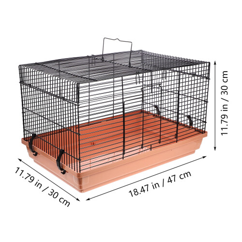 Hamsterbur i tråd til små kæledyr 1