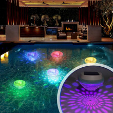 Luci galleggianti a LED solari per piscina - Impermeabili,