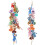2-Pack Cotton Rope Toy Storage Chain with 20 Clips 1