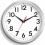 8 Inch Silent Analog Wall Clock, Battery Powered, Silver 1