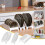 Plate Organizer for Kitchen Cupboard, Plastic Vertical Dish 1