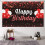 Birthday Banner Backdrop 70.8 x 43.3 in Red Black 1