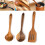 LNGOOR 3-Piece Teak Kitchen Utensil Set 1