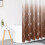 Moroccan Geometric Shower Curtain 72x72 in Rust Red 5