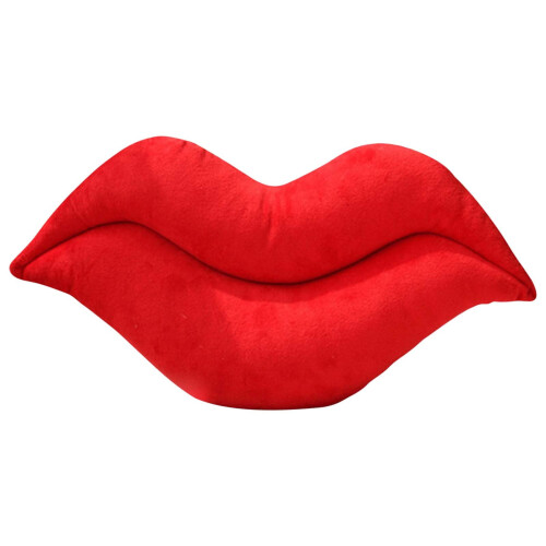 8 Inch Red Lips Throw Pillow for Home Office Decor 1