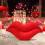8 Inch Red Lips Throw Pillow for Home Office Decor 4