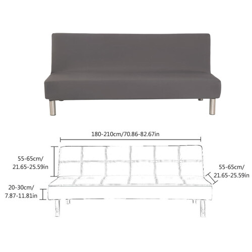Polyester Sofa Slipcover with Elastic Fit (1 Pack) 1