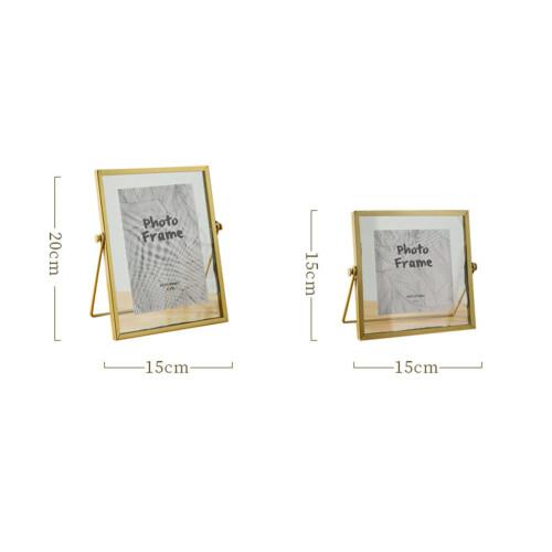 Double Glass Pressed Flower Photo Frame 6 inch 2