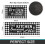 Buffalo Plaid Kitchen Rug Set Black White 2 pcs 3