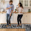 Buffalo Plaid Kitchen Rug Set Black White 2 pcs 5