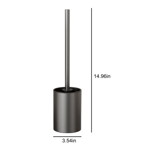 WC-Bürste und Halter-Set aus Edelstahl 1