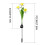 3-Head Daffodil Solar Garden Stake Lights 3