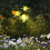 3-Head Daffodil Solar Garden Stake Lights 5