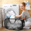 Pop-Up Laundry Basket with Side Pocket & Reinforced Handles 2