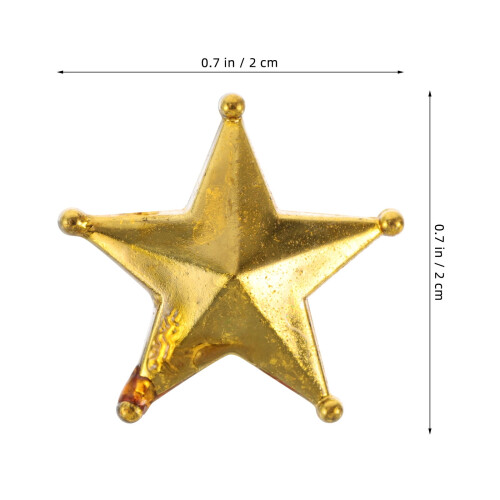 Golden Mini Christmas Tree Star Topper 1