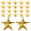 Golden Mini Christmas Tree Star Topper 5