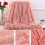Faux Fur Throw Blanket 80 x 120 cm Grey 5