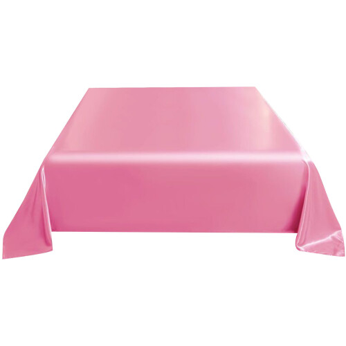 Twin Satin Bed Sheet Set – Peach Pink, 3-Piece 2