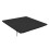Black Polyester Fitted Table Cover 90x90cm 4