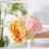 Artificial Hydrangea Flowers with Stems, 24cm Head, 45cm 5