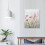 Framed Pink Daisy Canvas Art – Boho Botanical Wall Decor 3