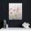 Framed Pink Daisy Canvas Art – Boho Botanical Wall Decor 4