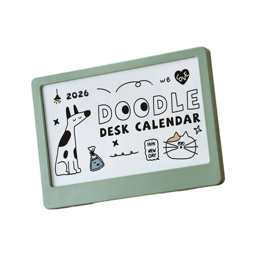 Tool Frees Assembly 2026 Calendar Stand Combination For-Green