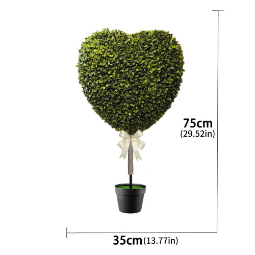 Plastic Heart Shape Stake for Outside Decorative Garden Stake-1 2