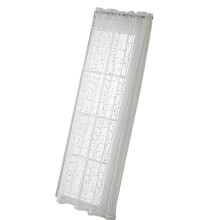 Sheer White Embroidered Curtain For Privacy-100x120cm