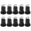 Zwarte E12-stekkerfitting, 10 stuks 1