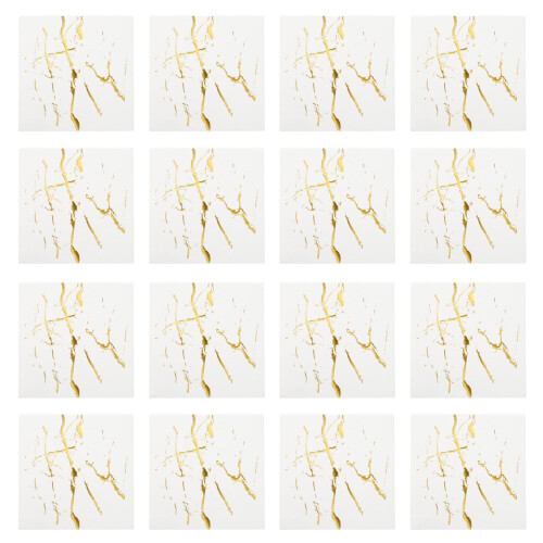 20 Χαρτοπετσέτες Golden Marble 33x33εκ. 2