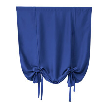Beige Roman Tie-Up Curtain 30 x 46 in, Thermal Insulated,
