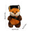 Graduation Cap Bear Stuffed Animal 4.7 Inch 3