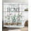 Floral Polyester Shower Curtain 72 x 72 in 1