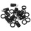 Zwarte E12-stekkerfitting, 10 stuks 2