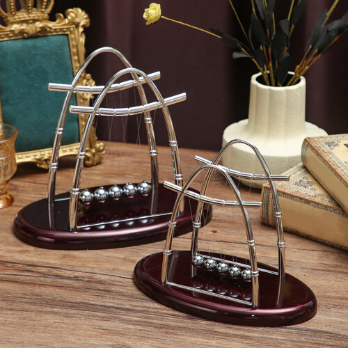 Brinquedo de mesa Pêndulo de Newton com 5 Bolas de Aço 2