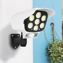 Solar Motion Sensor Light with 77 LEDs, White