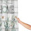 Floral Polyester Shower Curtain 72 x 72 in 4