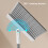 Broom and Dustpan Set Long Handle for Home Indoor Sweeping 2